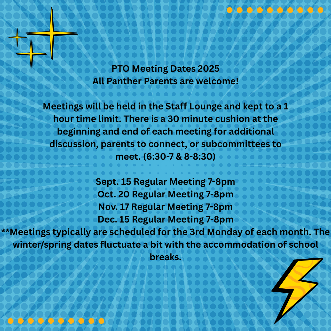 Meeting dates